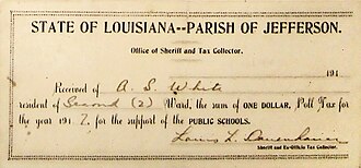 Georgia Literacy Test and Poll Tax Enactment (1889)